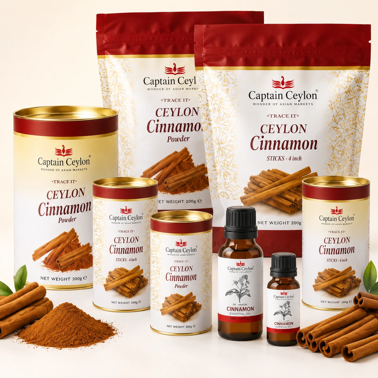 Captain Ceylon Ceylon cinnamon products