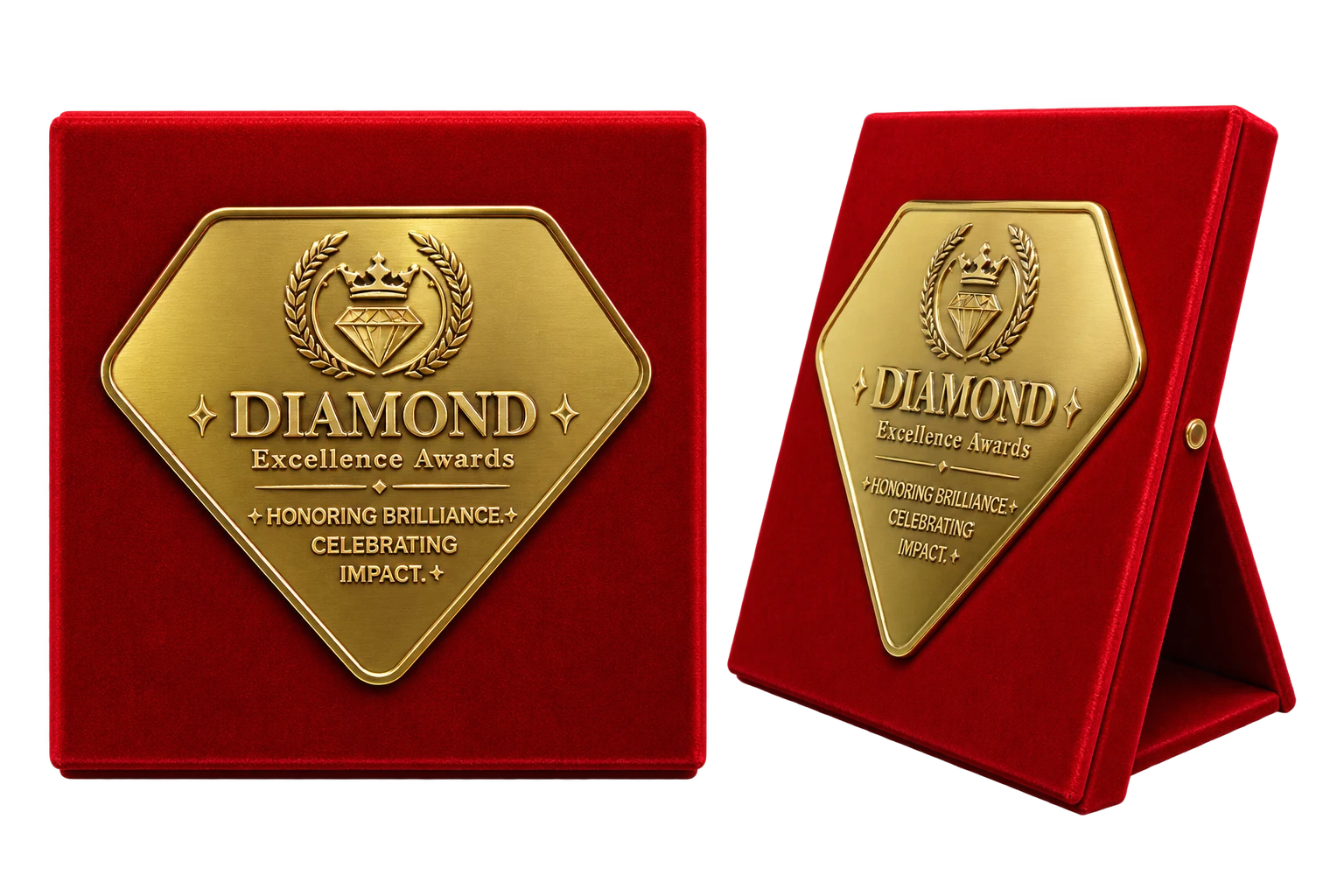 Diamond Excellence Awards recognition medal